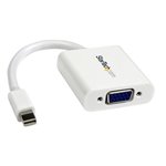 StarTech.com MDP2VGAW – Video Adapter, Mini DisplayPort to VGA, White