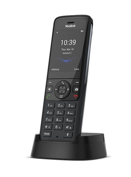 YEALINK (W78H) SIP DECT IP PHONE HANDSET, 2.4" CLR SCREEN, PSU, UP TO 21HRS TALK TIME