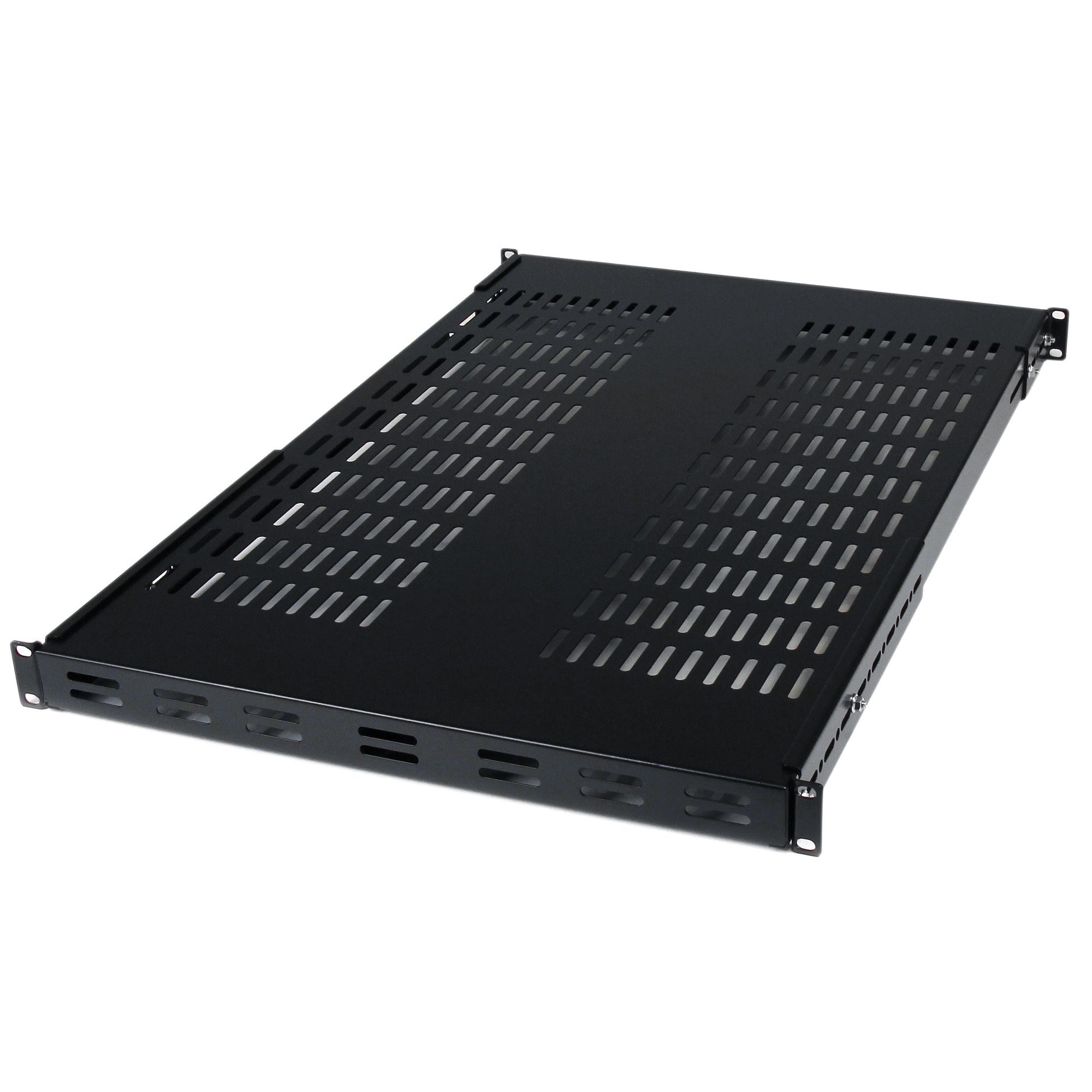 Adjustable Mount Depth Rack Mount Shelf