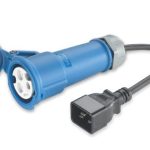 Power Cord. C20 to IEC309 (16A). 2.5m