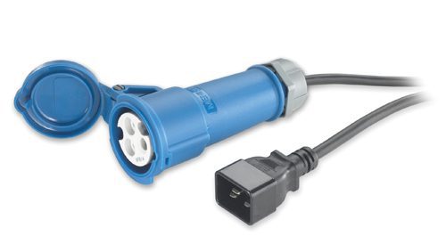 Power Cord. C20 to IEC309 (16A). 2.5m