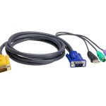 Aten Kvm Cable 1.8m With Usb & Ps/2 To 3in1 Sphd (2L-5302UP)