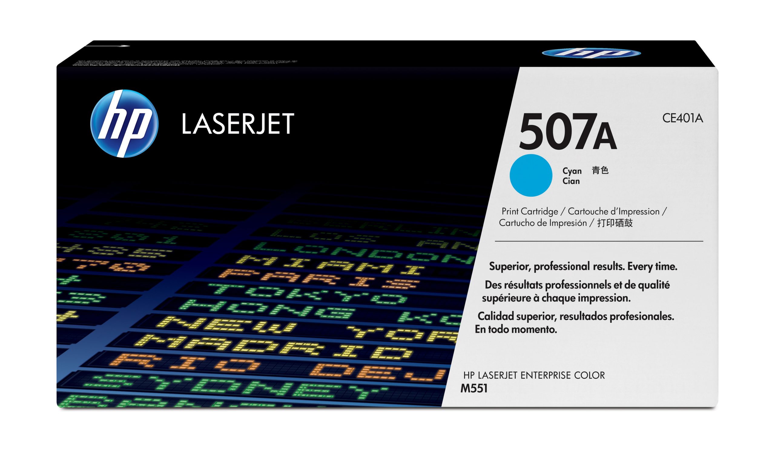 507A CYAN LJ TONER CART CE401A