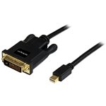 StarTech.com MDP2DVIMM6B – Video Cable Adapter, Mini DisplayPort to DVI, 6m
