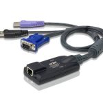 Aten Vga Usb Virtual Media Kvm Adapter With Smart Card Support For Kn, Km Series (KA7177-AX)
