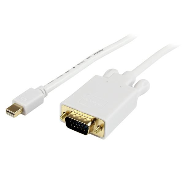 STARTECH MINI DISPLAYPORT TO VGA - 15FT - ACTIVE - WHITE