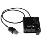 StarTech.com ICUSBAUDIO2D – USB Audio Card, 2-Channel, Plug-and-Play