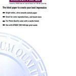 EPSON PHOTO QUALITY INKJET PAPER A3 102GSM 100 SHEET