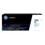 HP 658A Cyan LaserJet Toner Cartridge