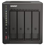 QNAP TS-453E-8G, 4-bay desktop NAS, Intel Celeron J6412 4C 2.0GHz, burst 2.6GHz, onboard 8GB RAM, 2 x HDMI 1.4b, 2x M.2 2280 PCIe slots, 2x 2.5GbE, 2 Years WTY