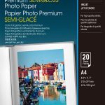EPSON PHOTO PAPER PREMIUM SEMI-GLOSS A4 250GSM 20 SHEET