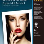 EPSON ARCHIVAL MATTE PAPER A4 189GSM 50 SHEET
