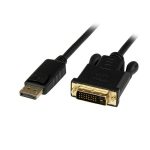 StarTech.com DP2DVIMM3BS – Video Cable Adapter, DisplayPort to DVI, Single Pack