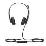 YEALINK WIRED (UH34) UC STEREO HEADSET,NOISE CANCELLING MIC,LEATHER CUSHION,USB-A