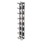 Vertical Cable Organizer. 8 Cable Rings.