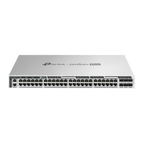 TP-LINK OMADA PRO 48-PORT MANAGED GIGABIT L3 SWITCH, GbE(48), 10G SFP+(6), 1U, 5YR