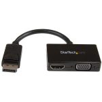 Travel A/V adapter: DP to VGA / HDMI