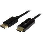 StarTech.com DP2HDMM2MB – DisplayPort to HDMI Adapter, 2m cable