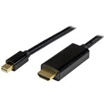 StarTech.com MDP2HDMM2MB – Video Cable Adapter, Mini DisplayPort to HDMI, 2m