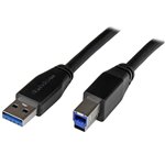 StarTech.com USB3SAB5M – USB 3.0 Cable, 5m, USB-A to USB-B