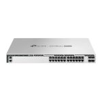 TP-LINK OMADA PRO 24-PORT MANAGED GIGABIT L3 SWITCH, POE+(24), 10G SFP+(4), 720W, 5YR