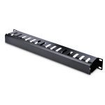 1U Finger Duct Cable Manager w/ Cover