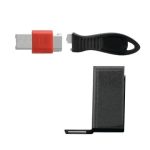 KENSINGTON USB PORT LOCK WITH CABLE GUARD - RECTANGULAR