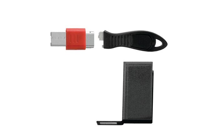 KENSINGTON USB PORT LOCK WITH CABLE GUARD - RECTANGULAR