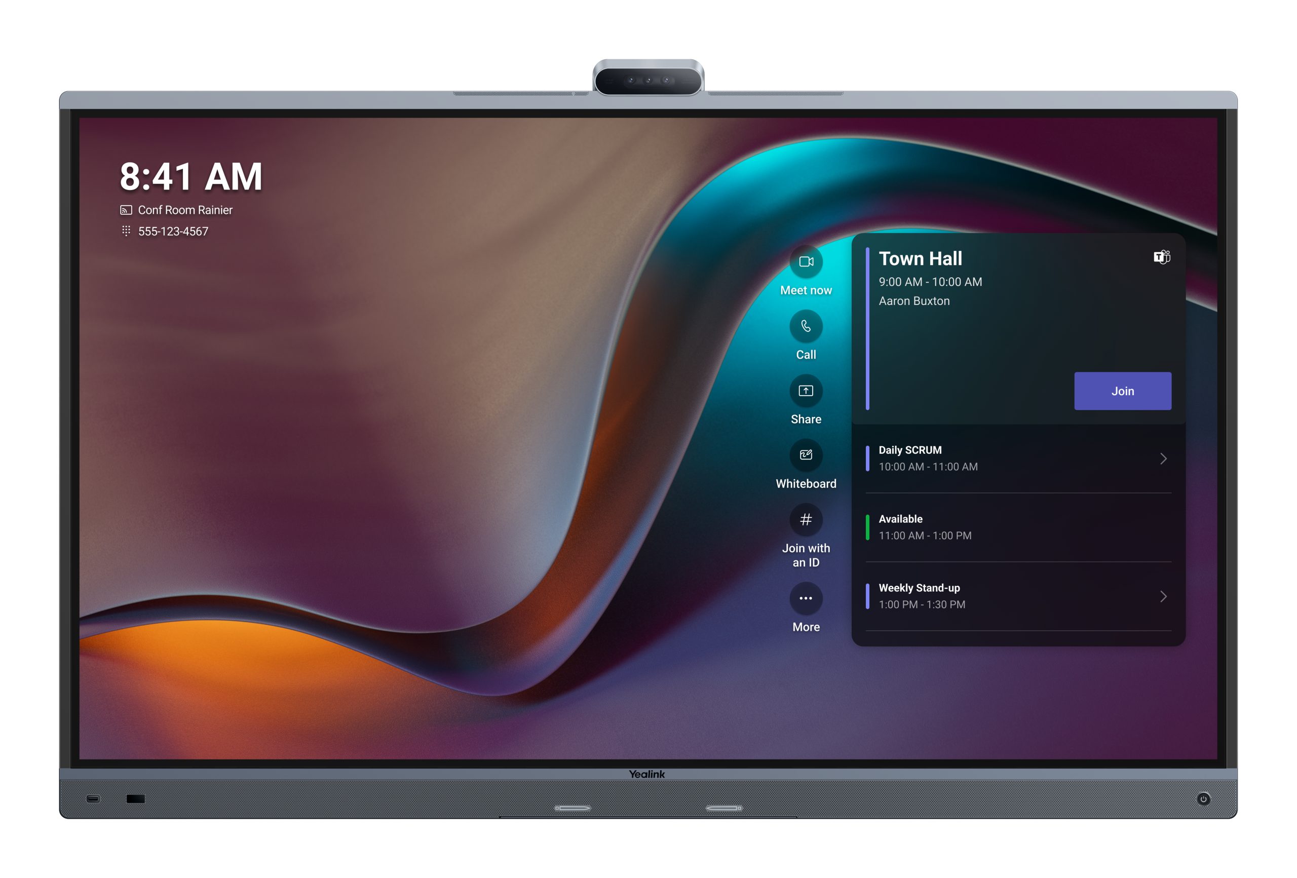 YEALINK (MB65PRO-A02) 65" PRO INTERACTIVE 4K BOARD, 3*50MP CAM, WALL MOUNT NOT INCLUDED