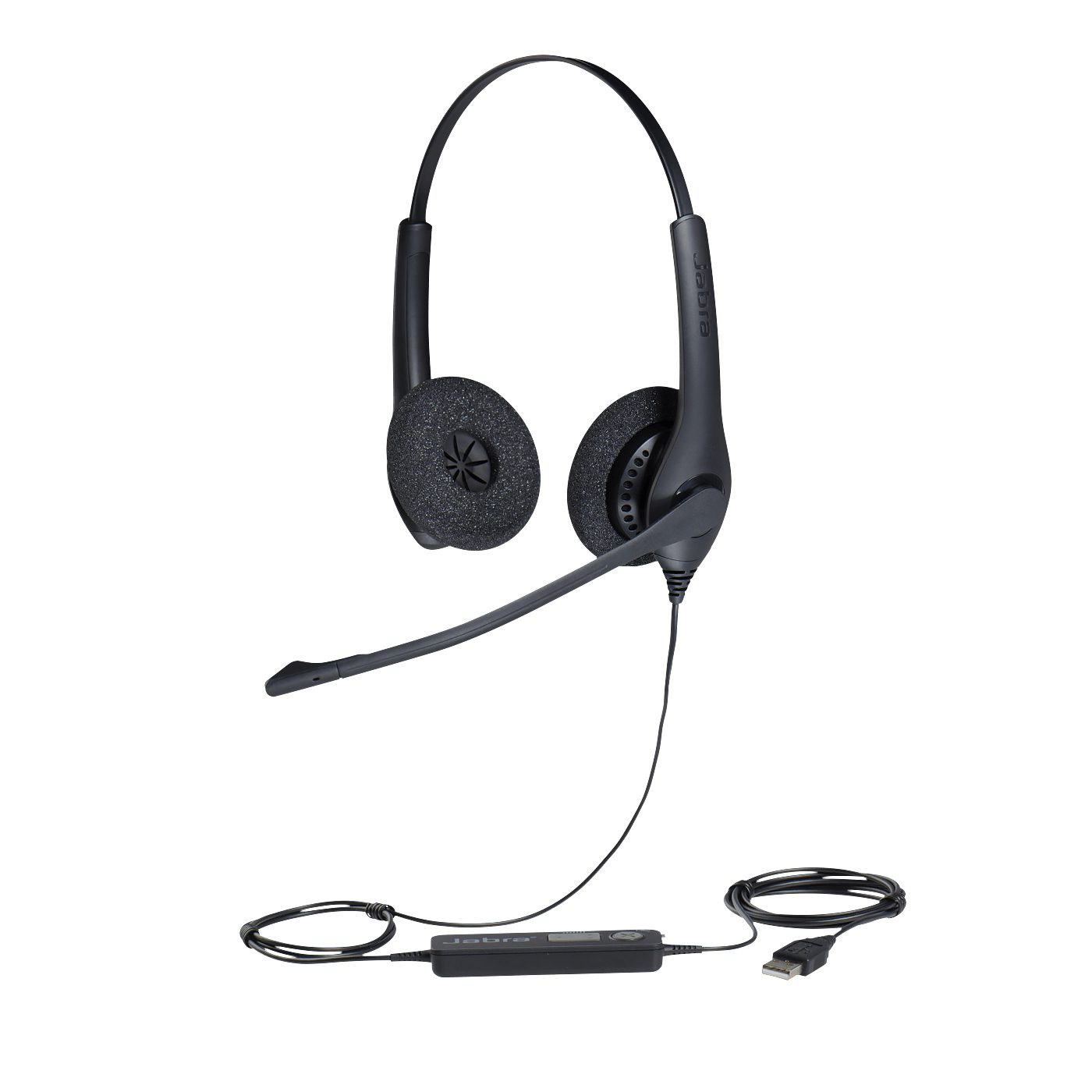 Jabra Biz 1500 Duo USB-A Corded Headset, Professional. Affordable, Durable, Noise-Cancelling, HD Voice, All-Day Comfort, Plug & Play