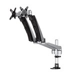 StarTech.com ARMDUAL30 – Dual Monitor Mount, Adjustable Arm, 2 Screens