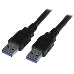 StarTech.com USB3SAA3MBK – USB 3.0 Cable, 3m, Black