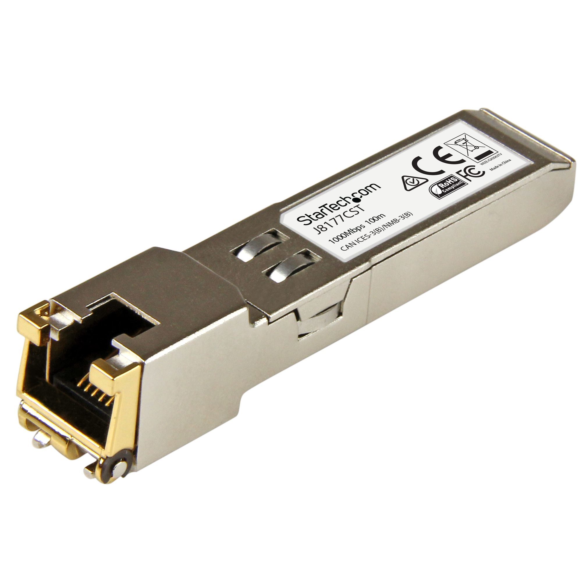 Gb RJ45 Copper SFP -HP J8177C Compatible