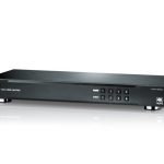 Aten Professional Matrix 4×4 Hdmi Matrix, Supports 4k Resolutions Tp To Uhd, Control Via Front-panel Pushbuttons, Ir Remote And Rs232 (VM0404HA-AT-U)