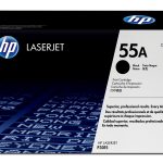 HP 55A Black Original LaserJet Toner Cartridge CE255A