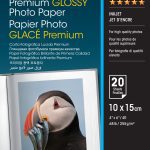 Epson Photo Paper Premium Glossy 4x6 255gsm 20 Sheet (C13S041706)