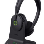 YEALINK BLUETOOTH DECT (WH68) MS HEADSET, 4-MIC HYRBID ANC AND NOISE CANCELLATION, CH BASE