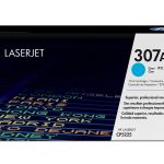 HP Original LaserJet Toner Cartridge 307A Cyan CE741A