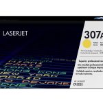 HP 307A Yellow Original LaserJet Toner Cartridge CE742A