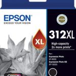 EPSON 312XL BLACK INK CLARIA PHOTO HD - EXPRESSION PHOTO XP-8500,XP-8600,XP-8700,EXPRESSIO