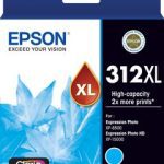 EPSON 312XL CYAN INK CLARIA PHOTO HD - EXPRESSION PHOTO XP-8500,XP-8600,XP-8700,EXPRESSION
