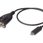 Aten Usb-c To Rs-232 Adapter (45 Cm), Supports Up To 921.6 Kbps Data Transfer Rates (UC232C-AT)