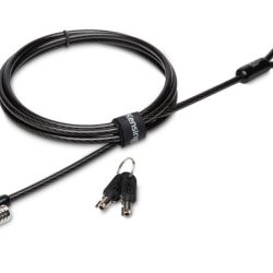 Kensington 65020 – Cable Lock, 1.8m Steel Cable, Keyed Security