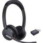 YEALINK BLUETOOTH DECT (WH64) MS STEREO HYBRID HEADSET, WDD60 DECT DONGLE, NO BASE STATION