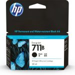 HP 711B 38ML MATTE BLACK INK CARTRIDGE - T100 / T120 / T125 / T130 / T520 / T530
