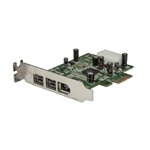 StarTech.com PEX1394B3LP – PCIe FireWire 800 Interface Card, Low Profile