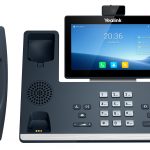YEALINK (SIP-T58W) IP PHONE WITHW/LESS HANDSET, 7" TOUCHSCREEN, BT, WIFI, 720P CAM, aOS 9.