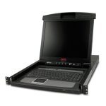 17IN Rack LCD Console with Integrated 8