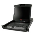 17IN Rack LCD Console with Integrated 16