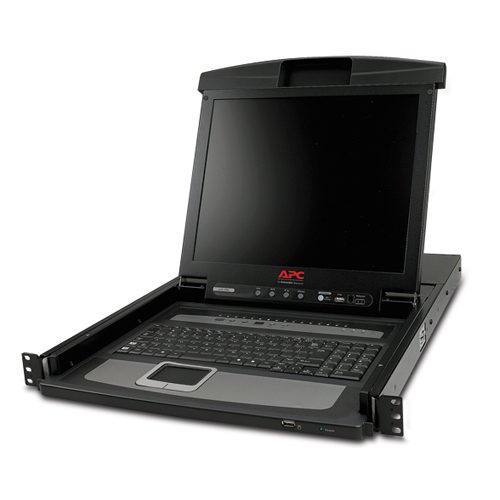 17IN Rack LCD Console with Integrated 16